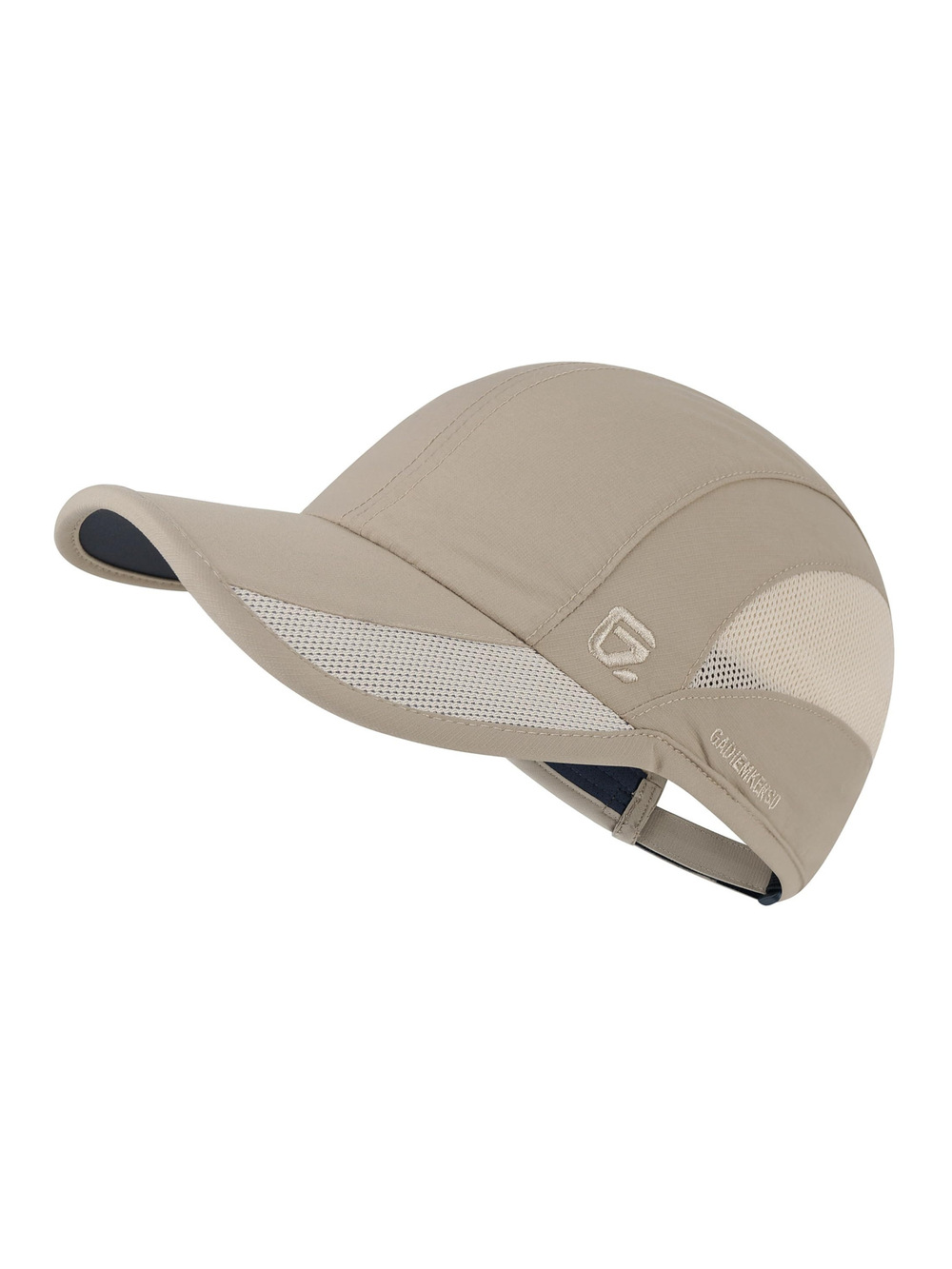 Quick Dry Run Hat Cooling Breathable Mesh | Khaki | Size 6 7/8-7 1/4